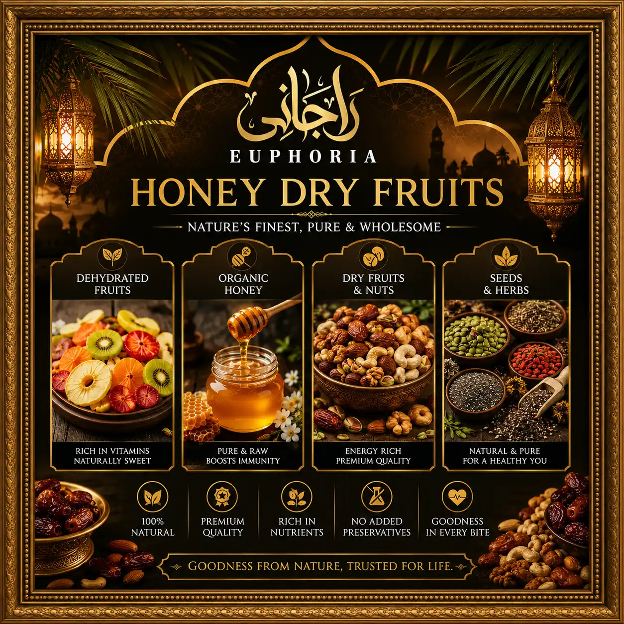 Honey Dry Fruits-Banner